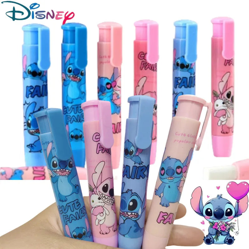 Kawaii Stitch Erasers – Cute Lilo & Stitch Pencil Erasers for Kids & School Supplies