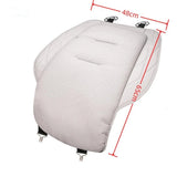 Nappa Leather Memory Foam Car Seat Cushion - Breathable Universal Fit
