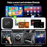 Wireless CarPlay & Android Auto Adapter - Universal Car Dongle for iPhone & Android