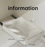 Organizador de almacenamiento con gabinete extraíble: especiero con riel deslizante y cajón de despensa para cocina y baño