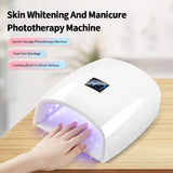 66W Professional UV LED Nail Lamp Dryer for Gel Polish with Auto Sensor & LCD Display