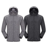 Waterproof Camping Rain Jacket for Men & Women – Quick-Dry Sun Protection Windbreaker for Fishing & Hunting