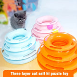 Durable Plastic Flying Disc Toy for Cats – Interactive Pet Playtime Toy