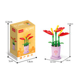 Building Block Flower Bouquet Kit – Creative DIY Botanical Set for All Ages