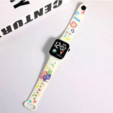 Stitch & Hello Kitty Kids Digital Watch - Cute Anime Children's Timepiece