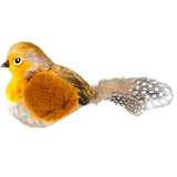 Interactive Feather Bird Cat Toy with Realistic Sounds