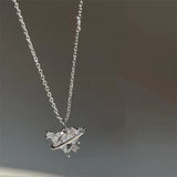 Trendy Heart-Shaped Mood Pendant Necklace for Women