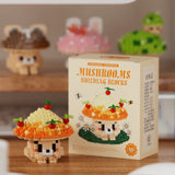 Mushroom & Vegetable Building Block Set – 6 Creative DIY Models for Kids