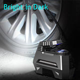 Portable 12V Car Tire Inflator with Digital Gauge & 150 PSI Air Compressor