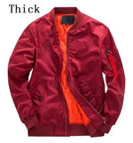 Men’s Casual Zip-Up Jacket – Lightweight or Thick Style for Spring & Fall