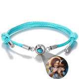 Custom Projection Photo Bracelet – Personalized Stainless Steel Gift for Men & Women