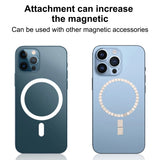 Magsafe Magnetic Ring Sticker for iPhone - Strong Wireless Charging Adapter