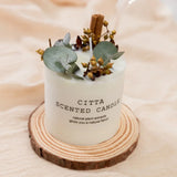 Vela perfumada de cera de soja de 10 cm: vela de pilar de aromaterapia para el hogar y la relajación