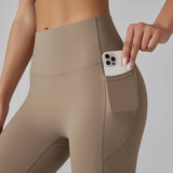 Seamless High-Waist Booty-Lifting Leggings for Women – Stretchy Nylon Tummy Control Pants