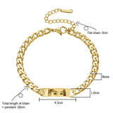 Personalized Eye Image Bracelet – Custom Engraved Gift for Him or Her