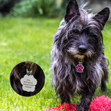 Personalized Stainless Steel Pet ID Tag – Custom Engraved Dog & Cat Nameplate