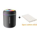 Mini humidificador ultrasónico: difusor de aroma portátil USB con salida de niebla silenciosa