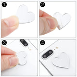 Heart-Shaped Acrylic Mirror Wall Stickers – Stylish DIY Décor for Any Space