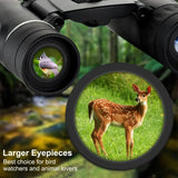 100x22 HD Binoculars - 30000m Long Range Folding Optics with BAK4 Prisms