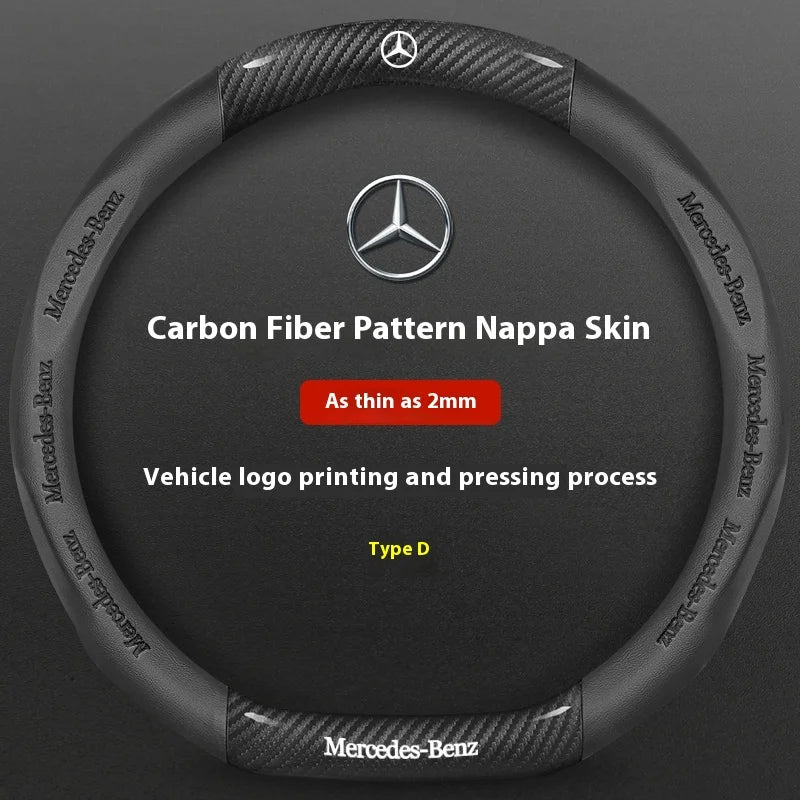 Mercedes-Benz Steering Wheel Cover - Premium Leather Protection for a Stylish Drive