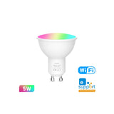 Smart WiFi & Zigbee LED Light Bulb | RGB + Warm & Cool White | E27/E14/GU10 | Alexa & Google Home Compatible