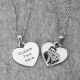 Custom Heart Photo Projection Necklace – Personalized Pendant Gift for Women, Valentine’s Day or Mom