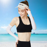 Ice Silk UV Protection Arm Sleeves – Cooling Compression for Outdoor Sports