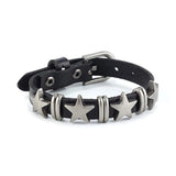 Adjustable PU Leather Star Bracelet – Stylish Unisex Charm Wristband
