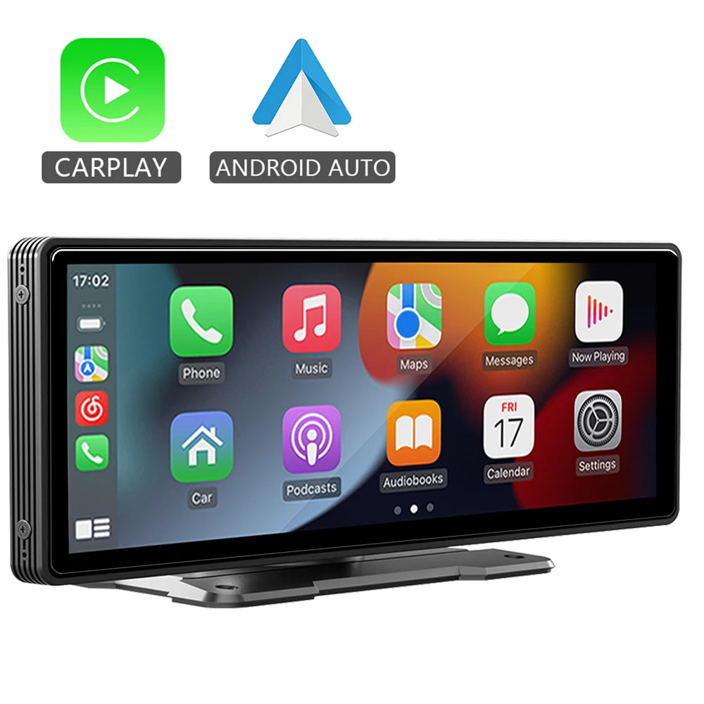 10.2-Inch Wireless CarPlay & Android Auto Touchscreen Car Monitor