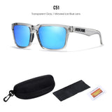 KDEAM Polarized Sunglasses – Trendy UV400 Square Frame Eyewear for Men & Women