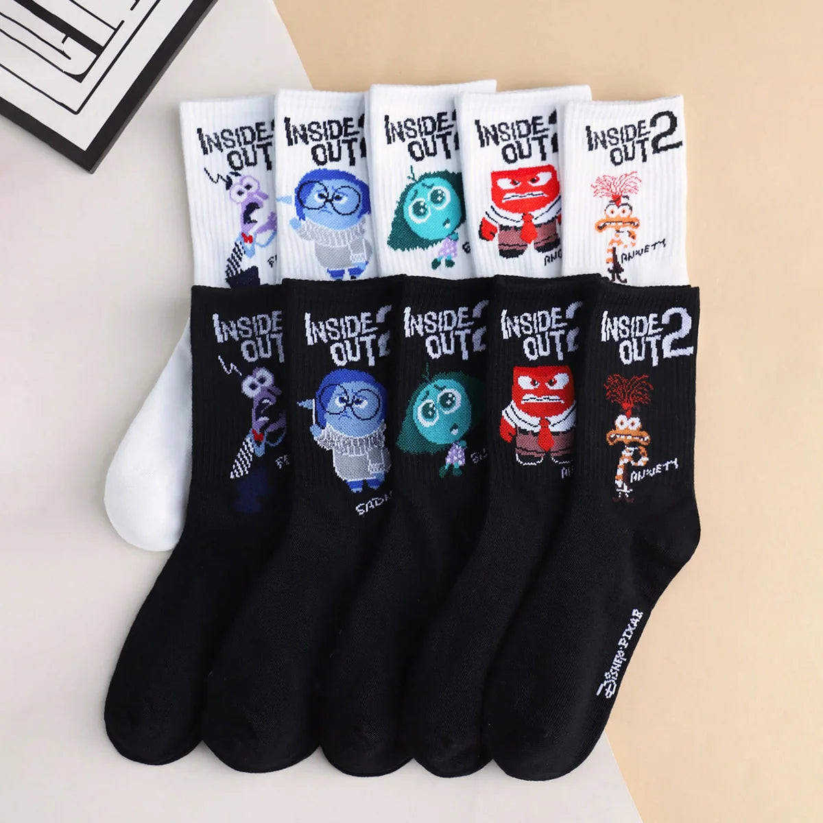 Women's Cartoon Ankle Socks – Soft Breathable Cotton Blend, 5/10 Pair Set for Casual Wear