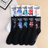 Women's Cartoon Ankle Socks – Soft Breathable Cotton Blend, 5/10 Pair Set for Casual Wear