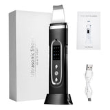 Ultrasonic Skin Scrubber & Electric Facial Pore Cleaner with EMS & Ion Technology