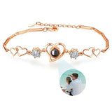Personalized Photo Projection Bracelet – Custom Picture Jewelry Gift for Loved Ones