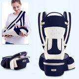 Mochila portabebés ergonómica: asiento de cadera cómodo y de apoyo para bebés y niños pequeños