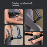 Split Strap Fascia Gun - 12 Speed Adjustable Deep Tissue Massage Gun for Muscle Relief