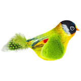 Interactive Feather Bird Cat Toy with Realistic Sounds