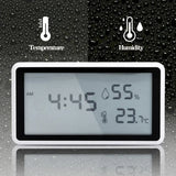 Digital Display Thermometer with Humidity & Time – Accurate Household Temperature Sensor