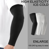 UPF 50+ Ice Silk Arm Sleeves – Cooling UV Protection for Sports & Outdoor Activities