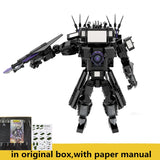 835-Piece Skibidi Toilet Titan TV Man Building Blocks Set – Compatible DIY Brick Toy for Boys