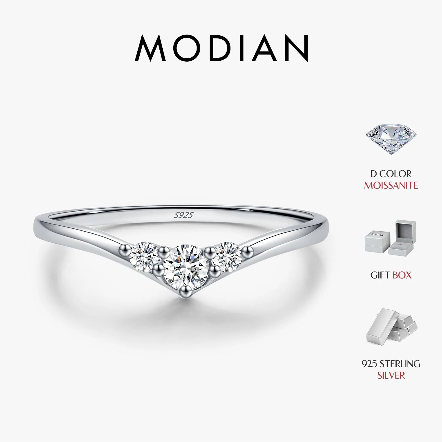 D Color Moissanite Eternity Ring – 925 Sterling Silver Thin Wedding Band for Women