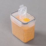Contenedores herméticos para almacenar alimentos con tapa Organizador de despensa Dispensador de cereales Contenedores para cereales Caja de almacenamiento de alimentos Organizador de cocina