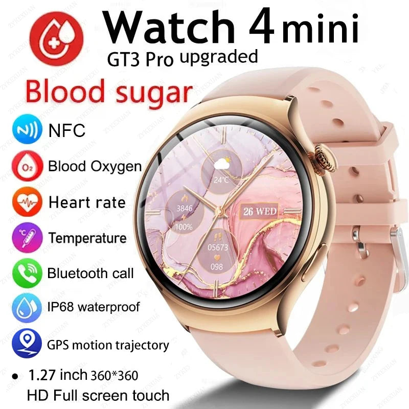 Reloj inteligente avanzado de acero inoxidable con llamadas Bluetooth y seguimiento de la salud