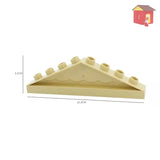 Large Building Block House Set - Doors, Windows & Roof Accessories for Creative Construction Play