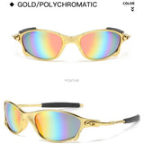 Gafas de sol polarizadas para hombre MTB, gafas de ciclismo UV400, gafas de pesca, gafas de metal para bicicleta, gafas de ciclismo, gafas de montar D4-3