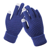 1Pair Women Touch Screen Winter Gloves Autumn Winter Warm Thick Gloves Touch Screen Skiing Gloves Casual Windproof Glove Girls A