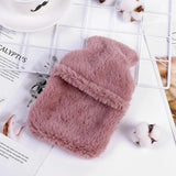 Plush Rabbit Hot Water Bottle with Shoulder Strap – Hand & Belly Warmer for Winter Relief