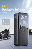 Cordless Digital Tire Inflator with LED Light and 150 PSI Air Compressor