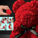 Osito de peluche Eternal Rose: regalo romántico para el Día de la Madre, el Día de San Valentín y ocasiones especiales