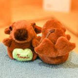 Capybara Plush Toy with Hoodie & Wings - Cute Stuffed Animal Keychain Gift